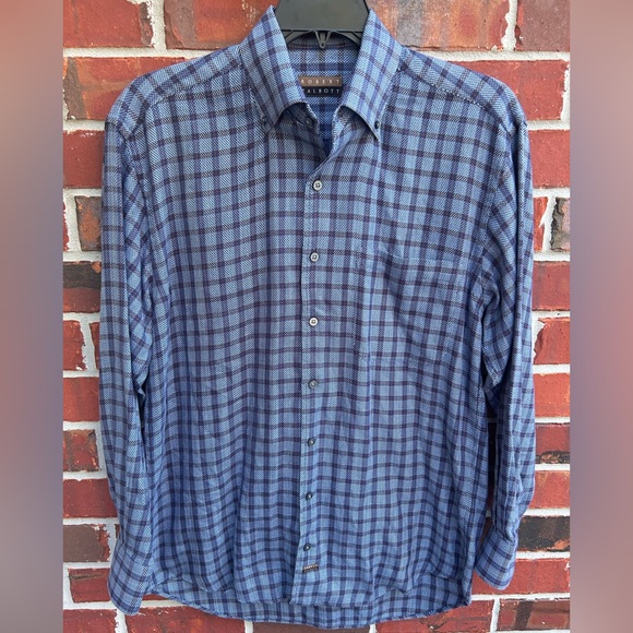 Robert Talbott Mens Long Sleeve Button Down Designer Shirt. Size Medium - Picture 1 of 7